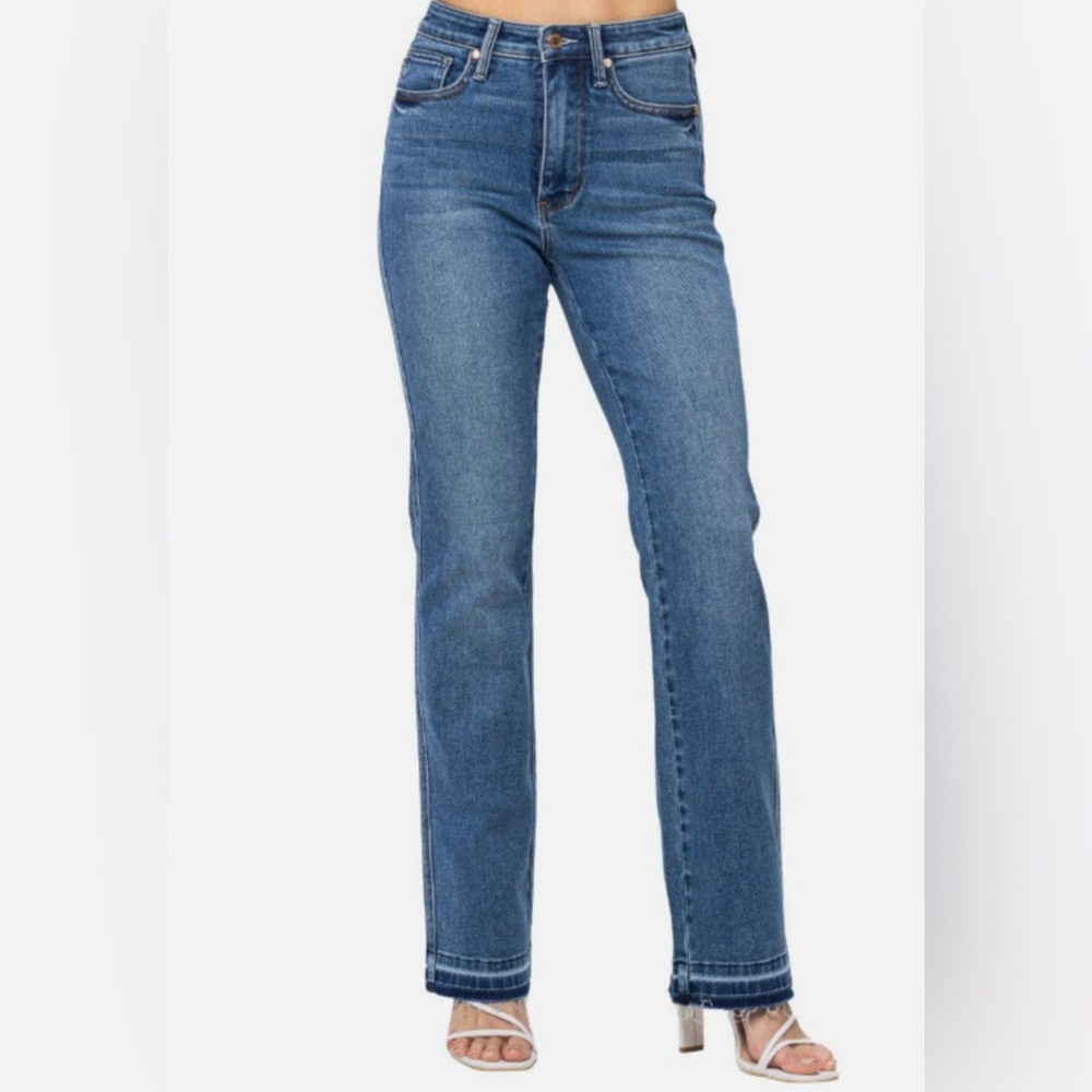 Judy Blue Women’s Size 14W Slim Boot Tummy Control Denim Jeans
